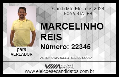 Candidato MARCELINHO REIS 2024 - BOA VISTA - Eleições