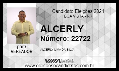 Candidato ALCERLY 2024 - BOA VISTA - Eleições