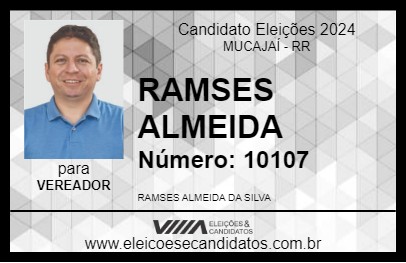 Candidato RAMSES ALMEIDA 2024 - MUCAJAÍ - Eleições