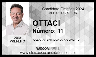 Candidato OTTACI 2024 - ALTO ALEGRE - Eleições