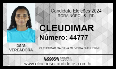 Candidato CLEUDIMAR 2024 - RORAINÓPOLIS - Eleições