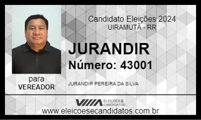 Candidato JURANDIR 2024 - UIRAMUTÃ - Eleições