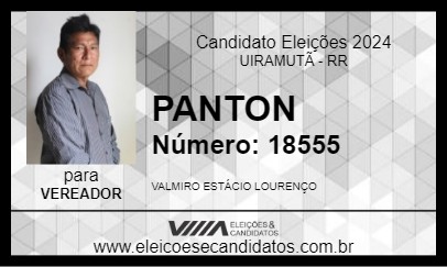 Candidato PANTON 2024 - UIRAMUTÃ - Eleições