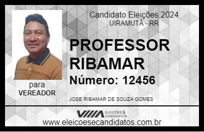 Candidato PROFESSOR RIBAMAR 2024 - UIRAMUTÃ - Eleições