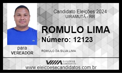 Candidato ROMULO LIMA 2024 - UIRAMUTÃ - Eleições