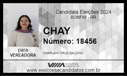 Candidato CHAY 2024 - BONFIM - Eleições