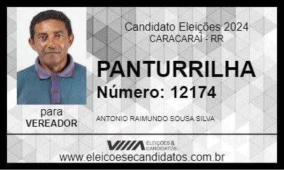 Candidato PANTURRILHA 2024 - CARACARAÍ - Eleições