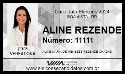 Candidato ALINE REZENDE 2024 - BOA VISTA - Eleições