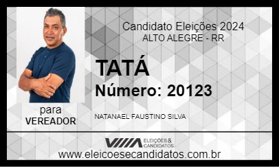 Candidato TATÁ 2024 - ALTO ALEGRE - Eleições