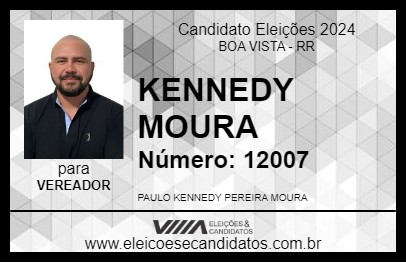 Candidato KENNEDY MOURA 2024 - BOA VISTA - Eleições