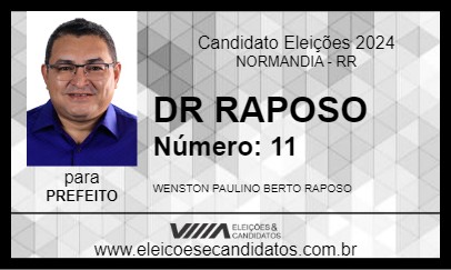 Candidato DR RAPOSO 2024 - NORMANDIA - Eleições