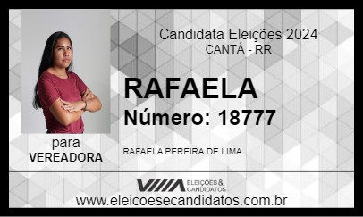 Candidato RAFAELA 2024 - CANTÁ - Eleições