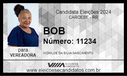 Candidato BOB 2024 - CAROEBE - Eleições