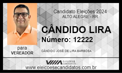 Candidato CÂNDIDO LIRA 2024 - ALTO ALEGRE - Eleições