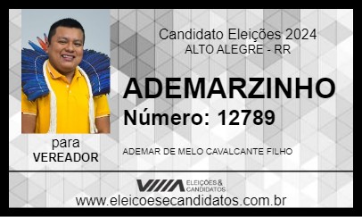 Candidato ADEMARZINHO 2024 - ALTO ALEGRE - Eleições