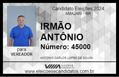 Candidato IRMÃO ANTÔNIO 2024 - AMAJARI - Eleições