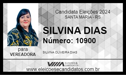 Candidato SILVINA DIAS 2024 - SANTA MARIA - Eleições