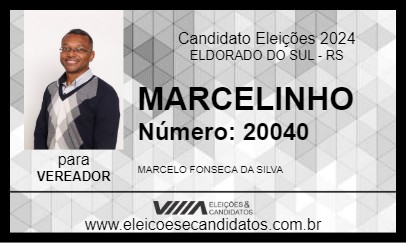 Candidato MARCELINHO 2024 - ELDORADO DO SUL - Eleições