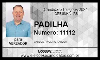 Candidato PADILHA 2024 - IGREJINHA - Eleições