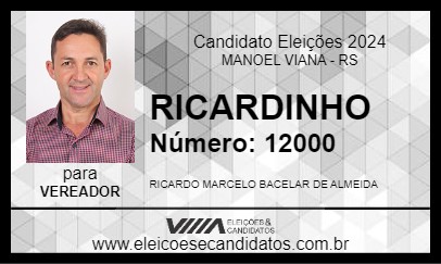 Candidato RICARDINHO 2024 - MANOEL VIANA - Eleições