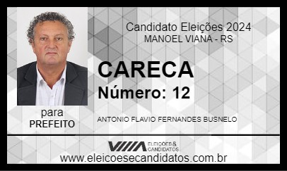 Candidato CARECA 2024 - MANOEL VIANA - Eleições