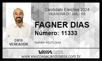 Candidato FAGNER DIAS 2024 - VILA NOVA DO SUL - Eleições