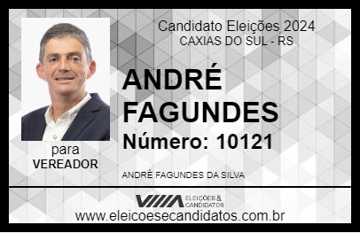 Candidato ANDRÉ FAGUNDES 2024 - CAXIAS DO SUL - Eleições