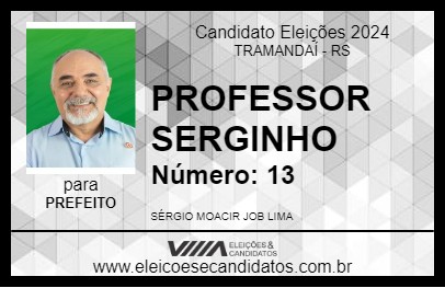 Candidato PROFESSOR SERGINHO 2024 - TRAMANDAÍ - Eleições