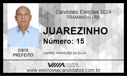 Candidato JUAREZINHO 2024 - TRAMANDAÍ - Eleições