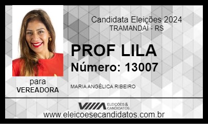 Candidato PROF LILA 2024 - TRAMANDAÍ - Eleições