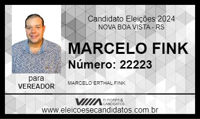 Candidato MARCELO FINK 2024 - NOVA BOA VISTA - Eleições