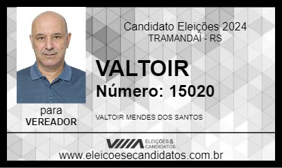 Candidato VALTOIR 2024 - TRAMANDAÍ - Eleições