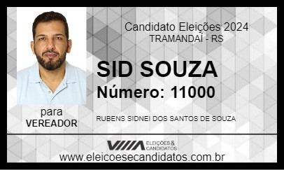 Candidato SID SOUZA 2024 - TRAMANDAÍ - Eleições