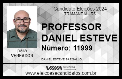 Candidato PROFESSOR DANIEL ESTEVE 2024 - TRAMANDAÍ - Eleições