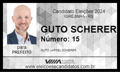 Candidato GUTO SCHERER 2024 - IGREJINHA - Eleições