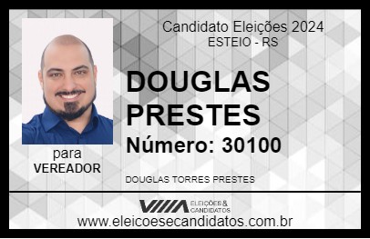 Candidato DOUGLAS PRESTES 2024 - ESTEIO - Eleições