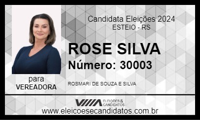 Candidato ROSE SILVA 2024 - ESTEIO - Eleições