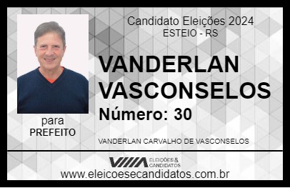 Candidato VANDERLAN VASCONSELOS 2024 - ESTEIO - Eleições