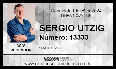 Candidato SERGIO UTZIG 2024 - LINHA NOVA - Eleições