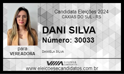 Candidato DANI SILVA 2024 - CAXIAS DO SUL - Eleições