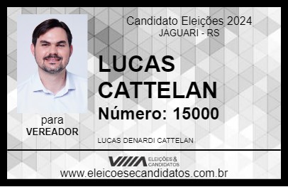 Candidato LUCAS CATTELAN 2024 - JAGUARI - Eleições