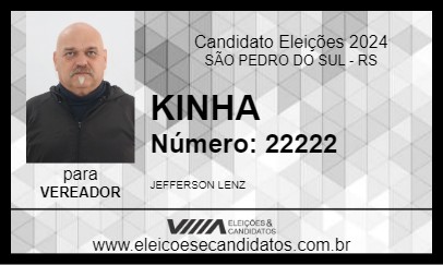 Candidato KINHA 2024 - SÃO PEDRO DO SUL - Eleições