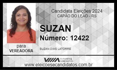 Candidato SUZAN 2024 - CAPÃO DO LEÃO - Eleições