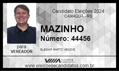 Candidato MAZINHO 2024 - CAMAQUÃ - Eleições