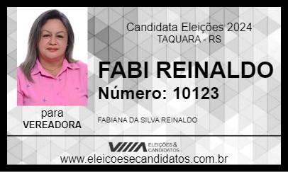 Candidato FABI REINALDO 2024 - TAQUARA - Eleições