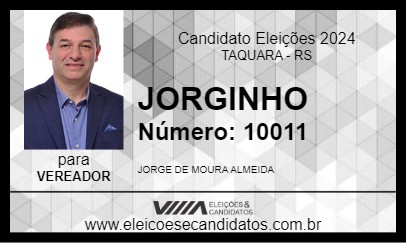 Candidato JORGINHO 2024 - TAQUARA - Eleições