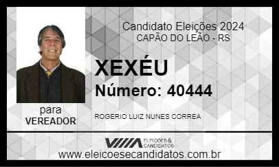 Candidato XEXÉU 2024 - CAPÃO DO LEÃO - Eleições