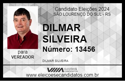 Candidato DILMAR SILVEIRA 2024 - SÃO LOURENÇO DO SUL - Eleições