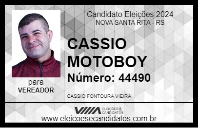 Candidato CASSIO MOTOBOY 2024 - NOVA SANTA RITA - Eleições