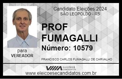 Candidato PROF FUMAGALLI 2024 - SÃO LEOPOLDO - Eleições